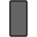BELKIN 20K POWER BANK, USB-A & C 15W, BLACK
