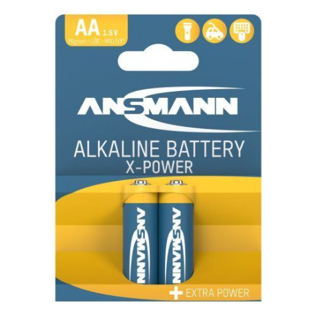Ansmann X-Power Alkaline Battery AA LR6 2 pcs. paper blister