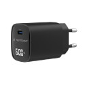 Gembird 60W USB Type-C fast charger, LCD, black