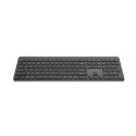 Gembird Dual-mode pro-business slim wireless keyboard, 2.4G BT, US layout