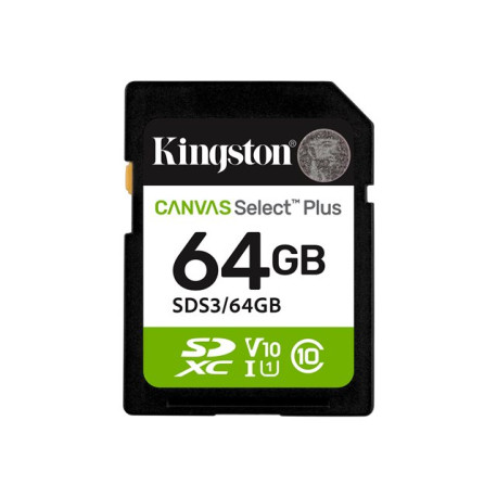 KINGSTON 64GB SDXC Canvas Select Plus