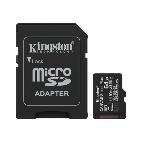 KINGSTON 64GB microSDXC Canvas Select