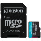 Kingston 128GB microSDXC Canvas Go Plus Gen4 200MB/s A2 U3 V30 Card + Adapter