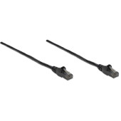 Intellinet Cat6, CCA, U/UTP, PVC, RJ45, 10m, crni