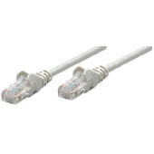 Intellinet Cat6, CCA, U/UTP, PVC, RJ45, 10m, sivi