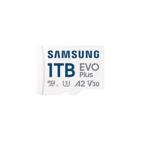 Spominska kartica Samsung EVO Plus, micro SDXC, 1TB, 160MB/s, U3, V30, A2, UHS-I, z adapterjem