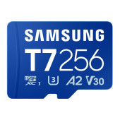 Spominska kartica Samsung T7, micro SDXC, 256GB, U3, V30, A2, UHS-I, 170 MB/s