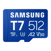 Spominska kartica Samsung T7, micro SDXC, 512GB, U3, V30, A2, UHS-I, 170 MB/s