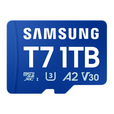 Spominska kartica Samsung T7, micro SDXC, 1TB, U3, V30, A2, UHS-I, 170 MB/s