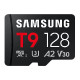 Spominska kartica Samsung T9, micro SDXC, 128GB, U3, V30, A2, UHS-I, 200 MB/s