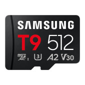 Spominska kartica Samsung T9, micro SDXC, 512GB, U3, V30, A2, UHS-I, 200 MB/s