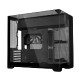 Računalniško ohišje Lian Li O11 Vision-M, Micro-ATX, kaljeno steklo, črno