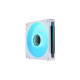 Ventilator za ohišje Lian Li UNI FAN SL-INF Wireless 140 Reverse Blade ARGB, PWM, 140mm, bel