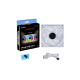Ventilator za ohišje Lian Li UNI FAN SL-INF Wireless 140 Reverse Blade ARGB, PWM, 140mm, bel