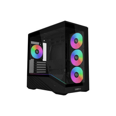 Računalniško ohišje Lian Li Vector V100 MINI, Micro-ATX, kaljeno steklo, črno