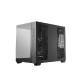 Računalniško ohišje DeepCool CG330 3F, micro-ATX, kaljeno steklo, črno