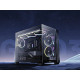 Računalniško ohišje DeepCool CG330 3F, micro-ATX, kaljeno steklo, črno