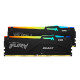 RAM DDR5 64GB Kit (2x32GB) 6000MT/s CL36 1.35V, Kingston Fury Beast RGB EXPO/XMP