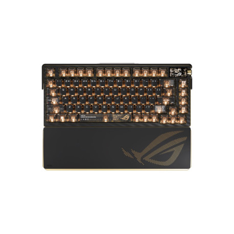 Tipkovnica ASUS ROG Azoth Extreme Edition 20, NX Snow, PBT, OLED, RGB, USB, US