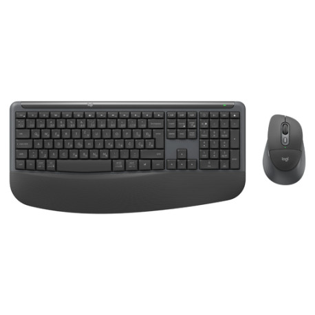 Tipkovnica in miška Logitech Signature Comfort Plus MK880, grafitna, SLO