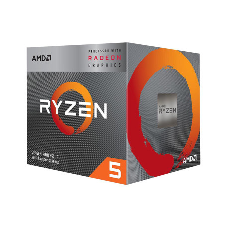 AMD Ryzen 5 3400G (3.7/4.2GHz) , Socket AM4, 6MB cache, 65W, RX Vega 11 Graphics, sa hladnjakom