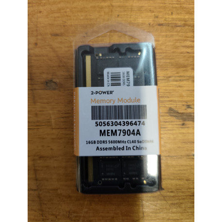 Memorija 16GB DDR5 5600MHz  CL40 SoDIMM  k