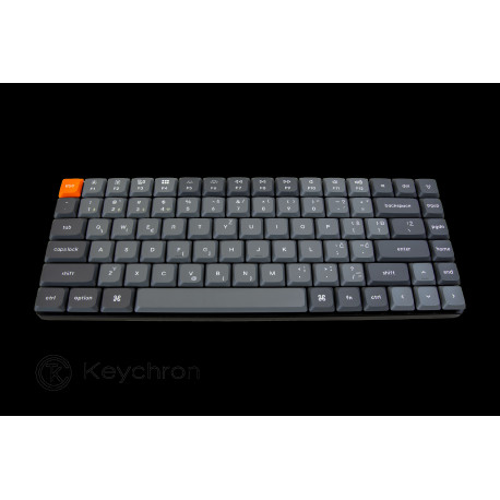 Keychron K3 Max Swappable RGB Backlight, Mehanička tipkovnica, RGB, black, (+HR znakovi), K3M