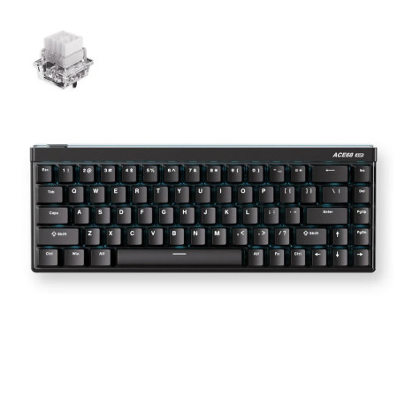 MCHOSE Ace 68 Air Hall Effect Magnetic Switch Gaming Keyboard-Ultra Esports, Crna, HR znakovi