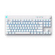 MCHOSE Mix 87 Hall Efect Magnetic Switch Gaming Keyboard, White, 80%, MC-Mix87-4 /HR znakovi/