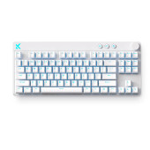 MCHOSE Mix 87 Hall Efect Magnetic Switch Gaming Keyboard, White, 80%, MC-Mix87-4 /HR znakovi/