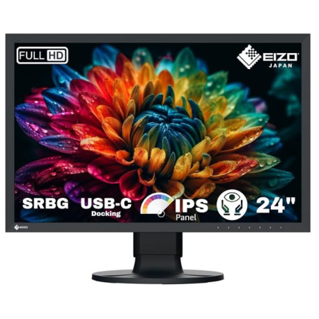 EIZO ColorEdge CS serija CS2400R Monitor, 24", 16:10, FHD, IPS LCD - crni, CS2400R