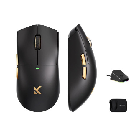 MCHOSE K7 Ultra Lightweight Wireless Mouse, Black, MC-K7-5