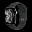 Watch Apple Watch Series 11 (2025) LTE 42mm Jet Black Aluminium Case with Sport Band S/M - Black