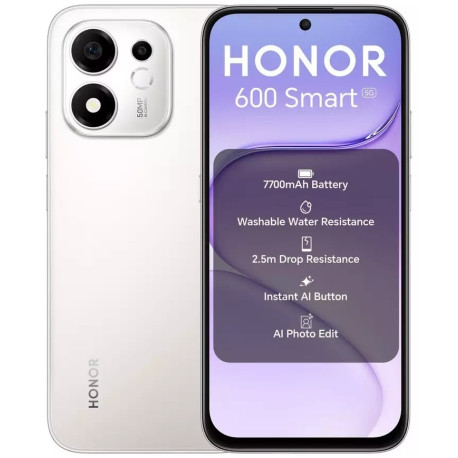 Honor 600 Smart 5G Dual Sim 4GB RAM 128GB - Silver