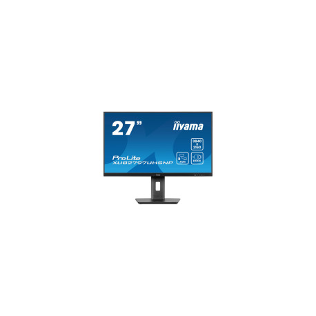 27" IPS-panel, 3840x2160 UHD, USB-C Dock (96W PD, LAN, DP-OUT, USB 3x3.2+1xC(15W)), 4ms, 15cm height