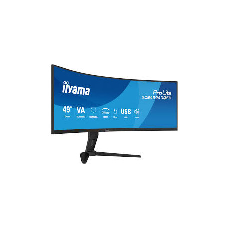 IIYAMA Monitor ProLite XCB4994DQSU-B1 49" Curved 1000R, VA, Dual QHD 5120x1440, 120Hz, 2ms GtG, 400c