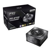 ASRock PSU PRO Series PRO-M750G, 750W, 80 Gold, Modular