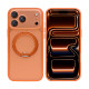 Rixus SnapGrip 360 Case For Apple iPhone 17 Pro Max, 18 Pro Max Orange