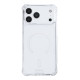Rixus Armor-X Anti Shock Case With MagSafe Compatible For Apple iPhone 17 Pro Max, 18 Pro Max Transparent
