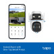 TP-Link Tapo C545D vanjska nadzorna IP kamera, dvostruka 2K 3MP leća, Pan/Tilt, WiFi/Ethernet, noćni vid u boji, AI detekcija
