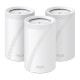 TP-Link Deco BE65 BE9300 Mesh Wi-Fi 7 sustav, tri-band 9214Mbps, 4× 2.5Gbps WAN/LAN, MLO, 320MHz, HomeShield, bijeli