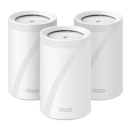 TP-Link Deco BE65 BE9300 Mesh Wi-Fi 7 sustav, tri-band 9214Mbps, 4× 2.5Gbps WAN/LAN, MLO, 320MHz, HomeShield, bijeli