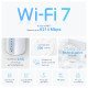 TP-Link Deco BE65 BE9300 Mesh Wi-Fi 7 sustav, tri-band 9214Mbps, 4× 2.5Gbps WAN/LAN, MLO, 320MHz, HomeShield, bijeli