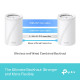 TP-Link Deco BE65 BE9300 Mesh Wi-Fi 7 sustav, tri-band 9214Mbps, 4× 2.5Gbps WAN/LAN, MLO, 320MHz, HomeShield, bijeli