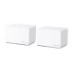 Mercusys Halo H80X(2-Pack) AX3000 Whole Home Mesh WiFi 6, Dual-Band 574Mbps/2402Mbps (2.4GHz/5GHz), 802.11ax/n/b/g 2.4 GHz -