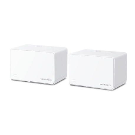 Mercusys Halo H80X(2-Pack) AX3000 Whole Home Mesh WiFi 6, Dual-Band 574Mbps/2402Mbps (2.4GHz/5GHz), 802.11ax/n/b/g 2.4 GHz -