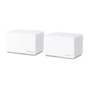 Mercusys Halo H80X(2-Pack) AX3000 Whole Home Mesh WiFi 6, Dual-Band 574Mbps/2402Mbps (2.4GHz/5GHz), 802.11ax/n/b/g 2.4 GHz - 