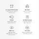 Mercusys Halo H80X(2-Pack) AX3000 Whole Home Mesh WiFi 6, Dual-Band 574Mbps/2402Mbps (2.4GHz/5GHz), 802.11ax/n/b/g 2.4 GHz -