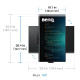 BENQ Monitor - 32" IPS, 3:2, 3840x2560, 95% P3 wide color, HDR 400,1.07 billions color,HDMI2.0,DP1.4 x1, USB-C 90W x1, built-