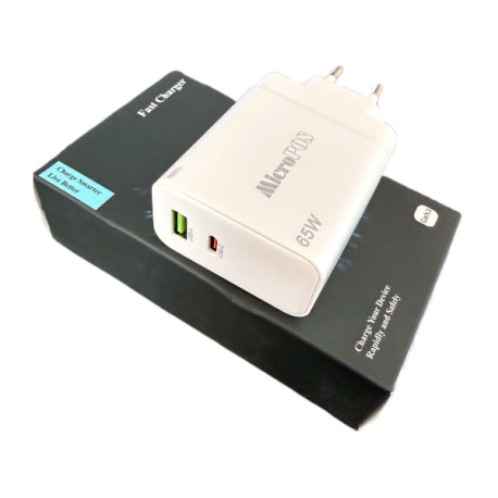 MicroPOS RC253-CU, 65W, USB-C + USB-A adapter